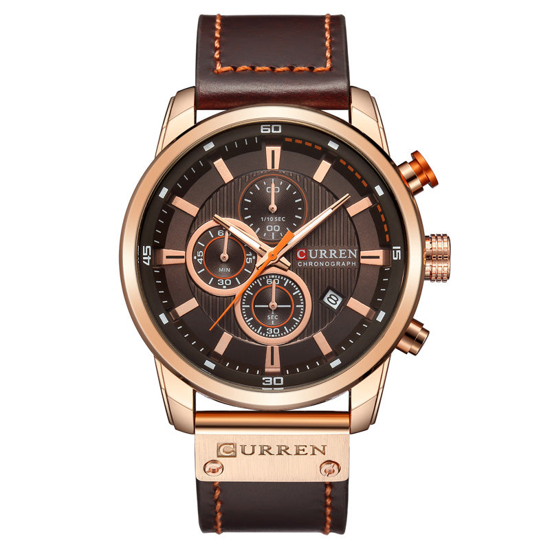 CURREN 8291 — montre de luxe décontractée pour hommes - emandji