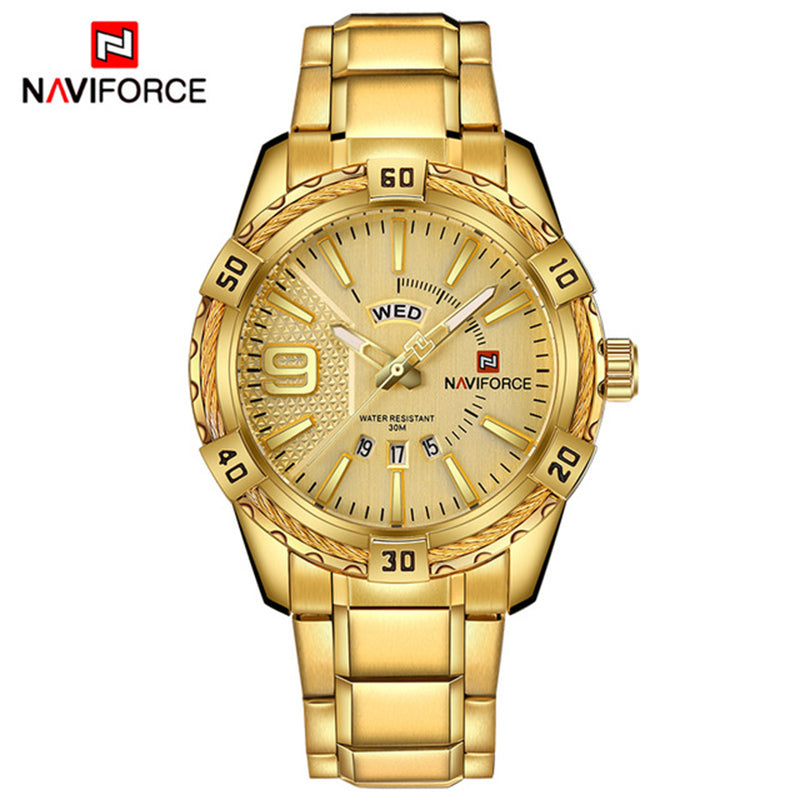 NAVIFORCE 9117S — montre de luxe sport pour hommes - emandji