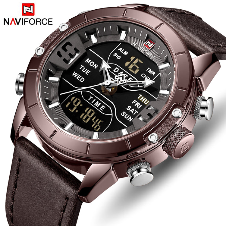 NAVIFORCE 9153L — montre de luxe sport pour hommes - emandji